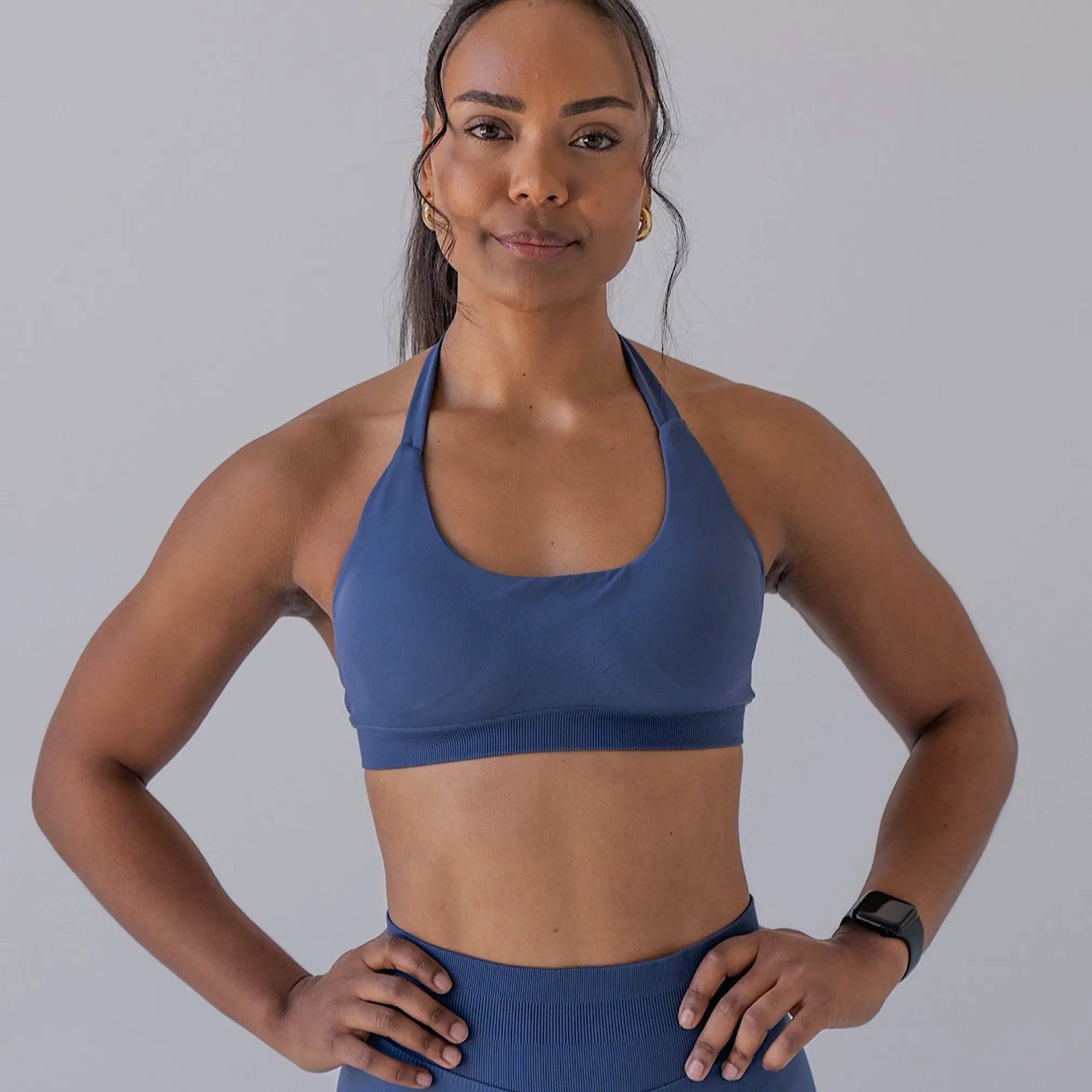 Deluxe Halter - Navy - AROHA.