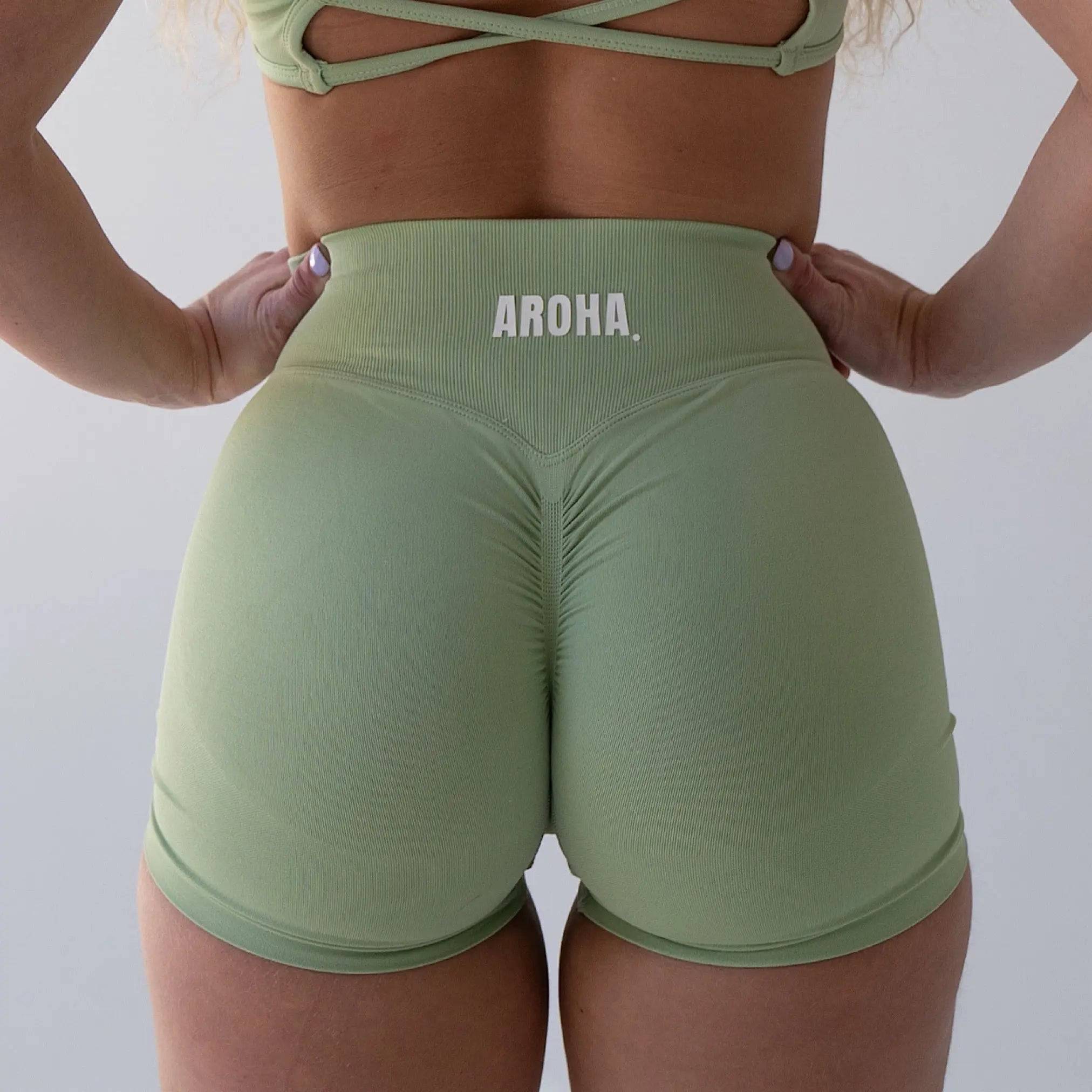 Trinity BBL Shorts - Vintage Green - AROHA.