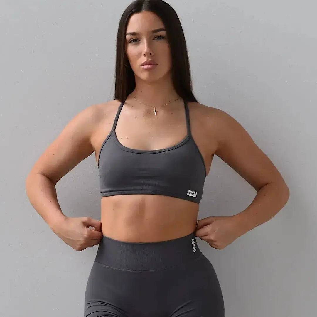 Trinity Core Crop - Charcoal - AROHA.