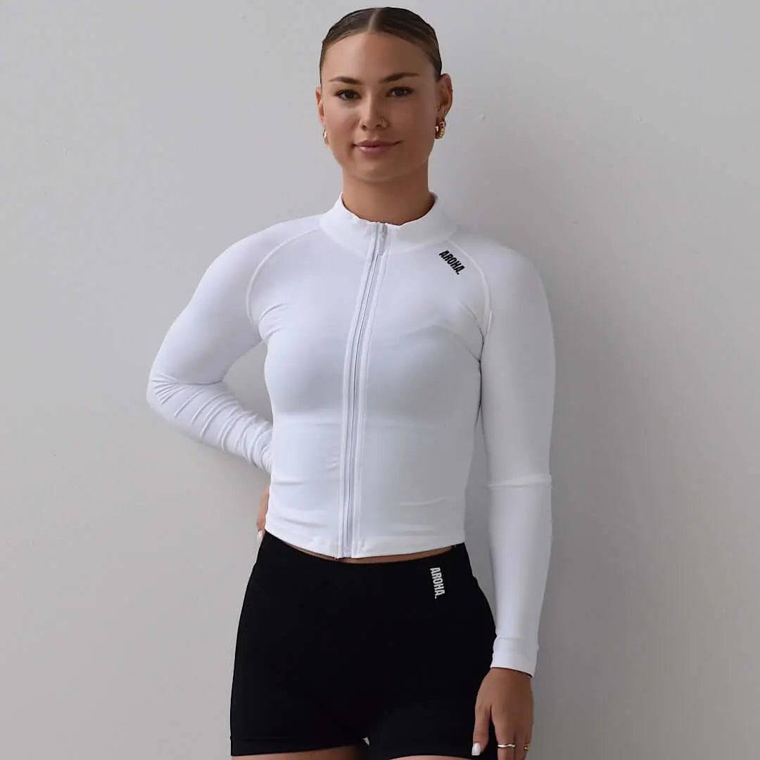 Kaia Deluxe BBL Jacket - White - AROHA.