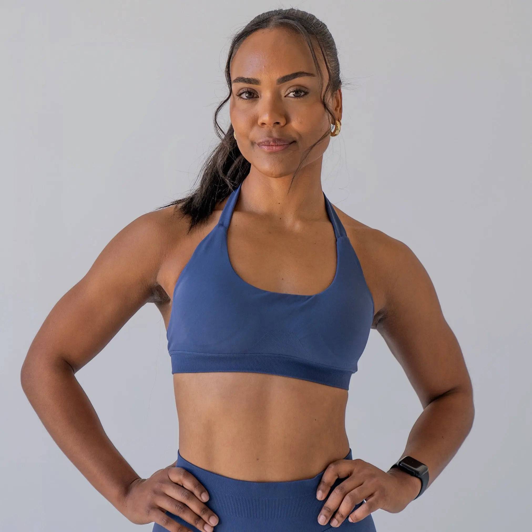 Deluxe Halter - Navy - AROHA.