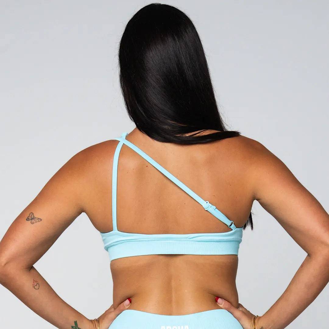 Kaia Deluxe Dynamic Crop - Sky Blue - AROHA.