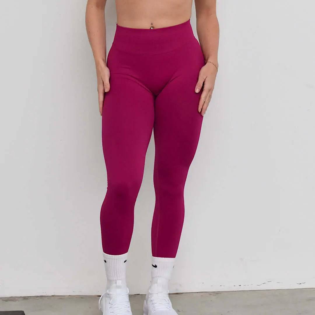Kaia Deluxe BBL Leggings - Magenta - AROHA.