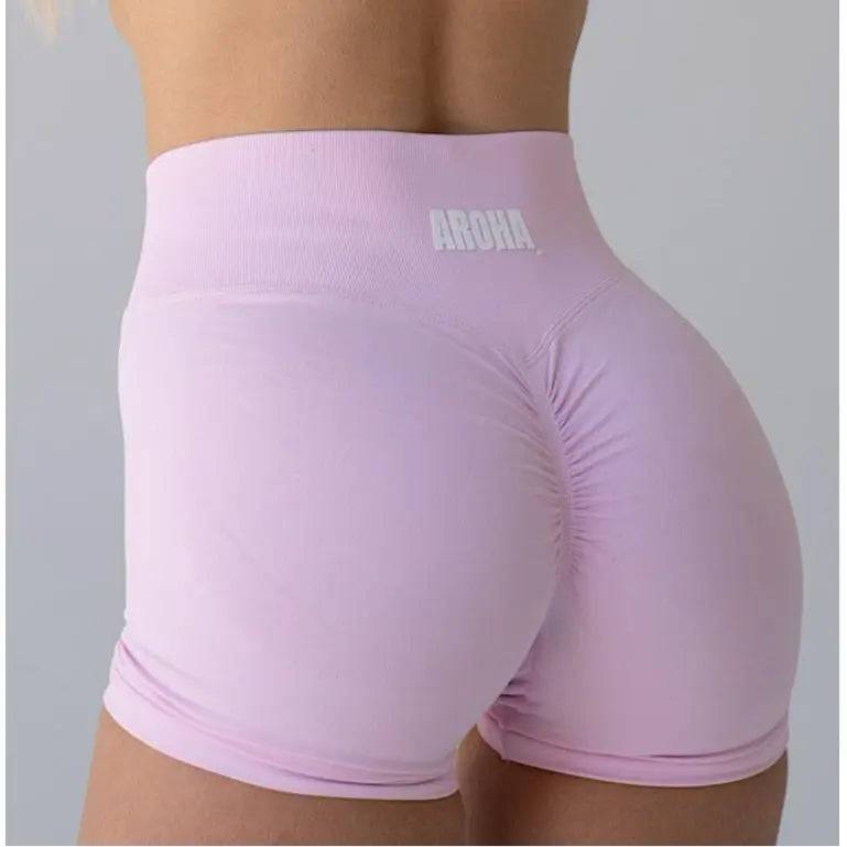 Trinity BBL Shorts - Baby Pink - AROHA.