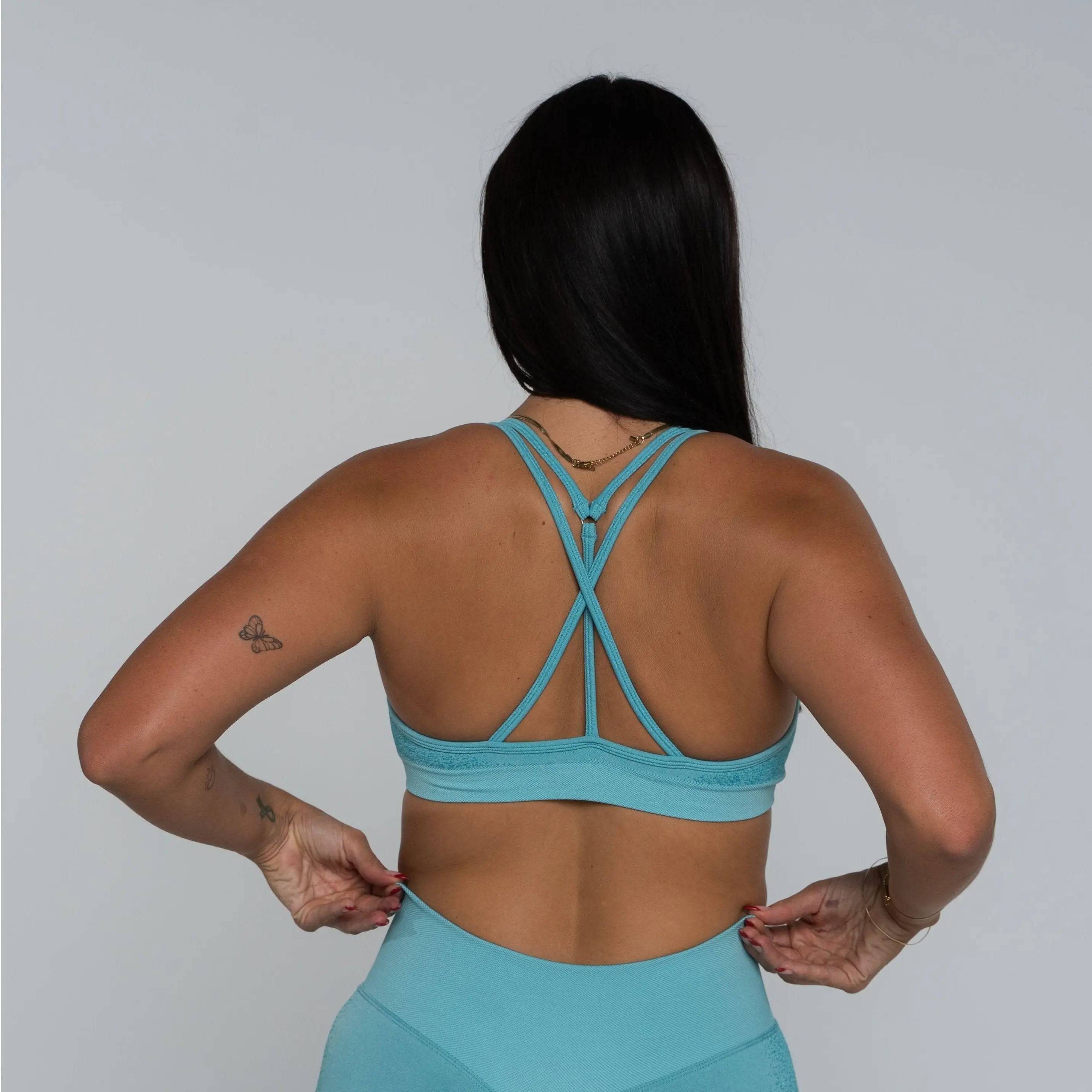 Comfort Crop - Bondi Blue - AROHA.