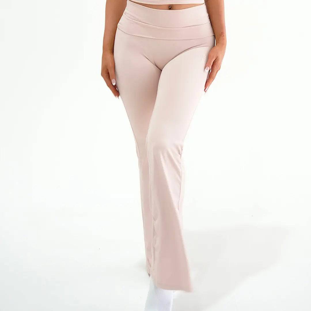 Wide Leg Flares - Baby Blush - AROHA.