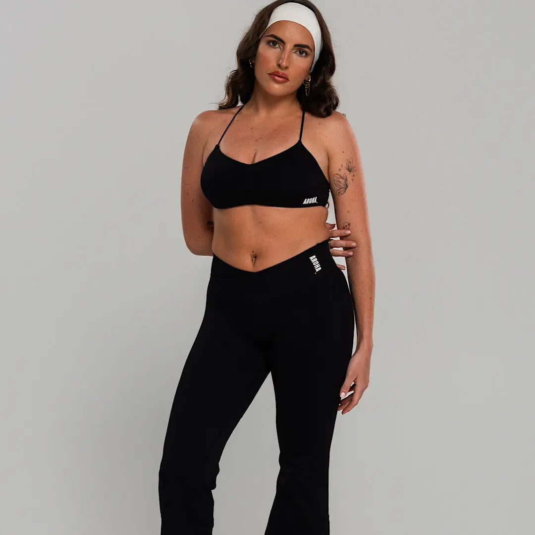 SCUPLT flares - Black AROHA.