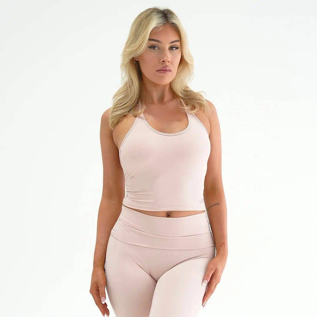 Lesuire Halter Tank - Baby Blush - AROHA.