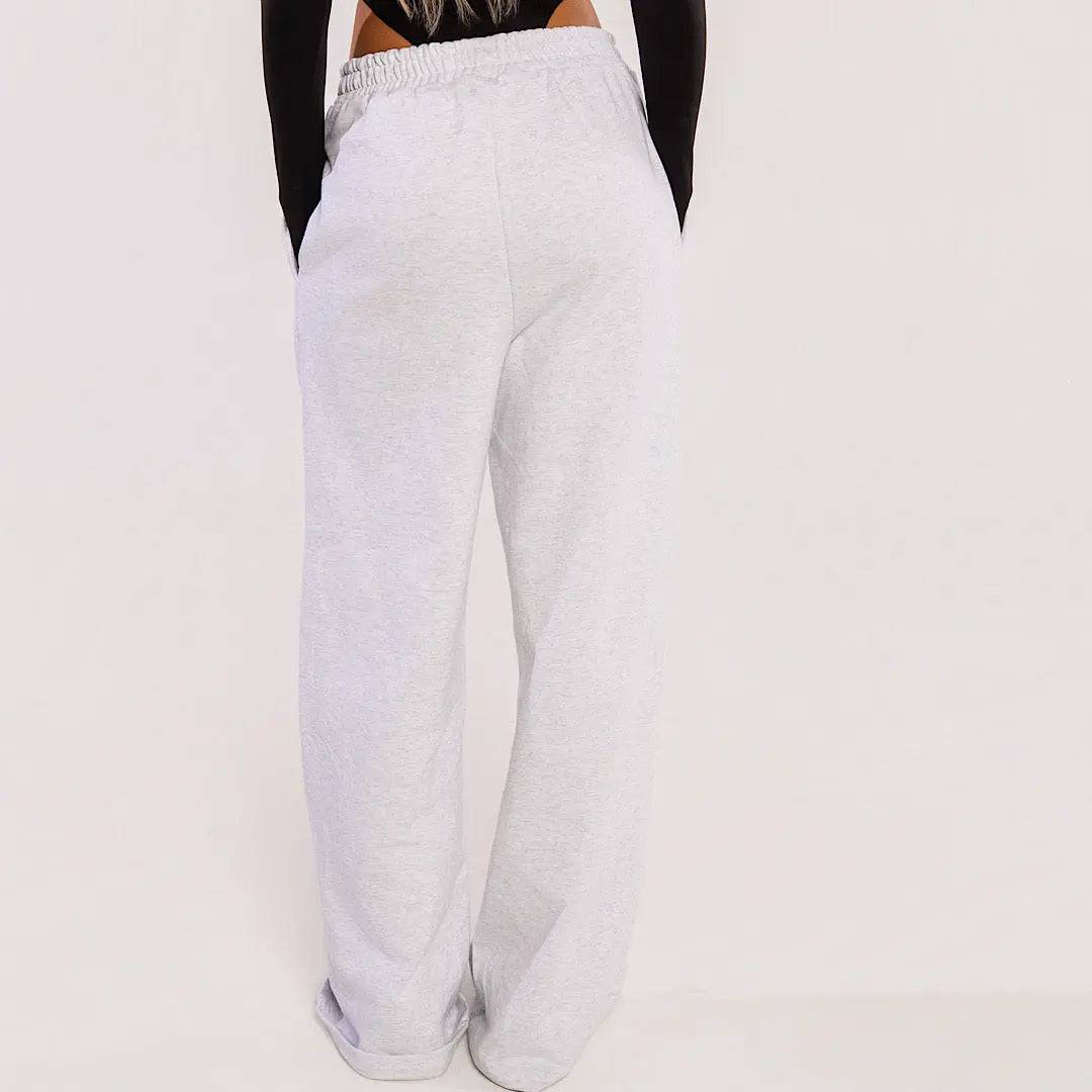 Organic Wide Leg Pants - Ivy Grey AROHA.