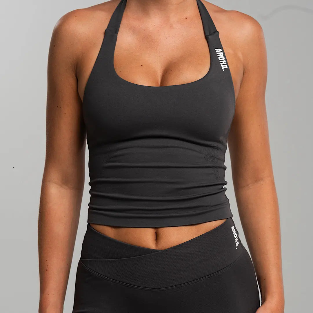 Comfort Tank - Charcoal AROHA.