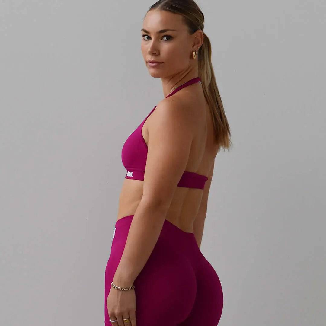 Kaia Deluxe Halter - Magenta - AROHA.