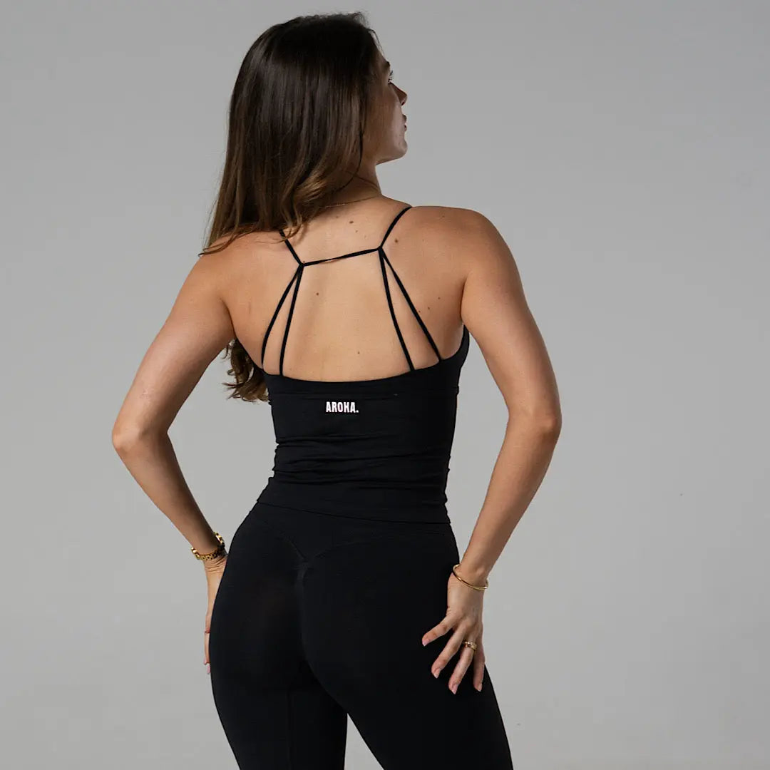 Aura Tank - Black AROHA.