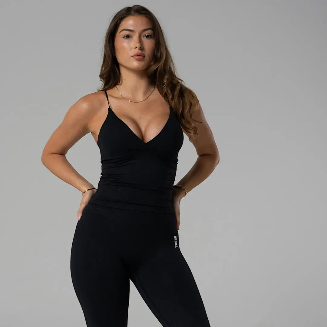 Aura Tank - Black AROHA.