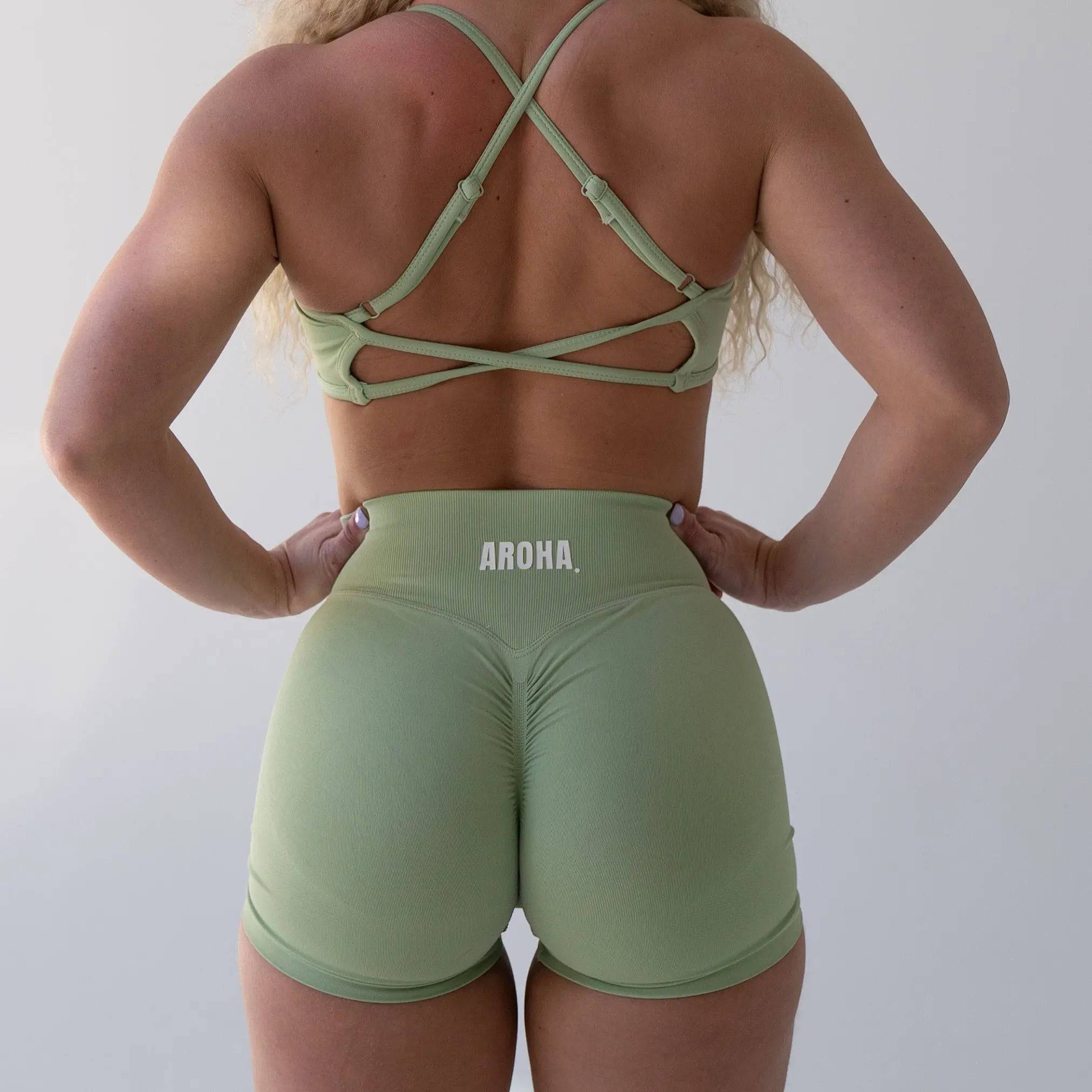 Trinity Crop - Vintage Green - AROHA.
