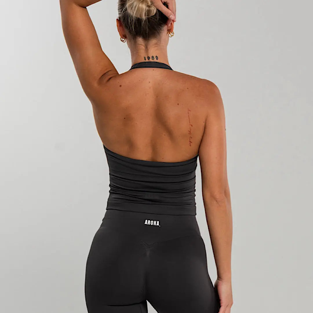 Comfort Tank - Charcoal AROHA.