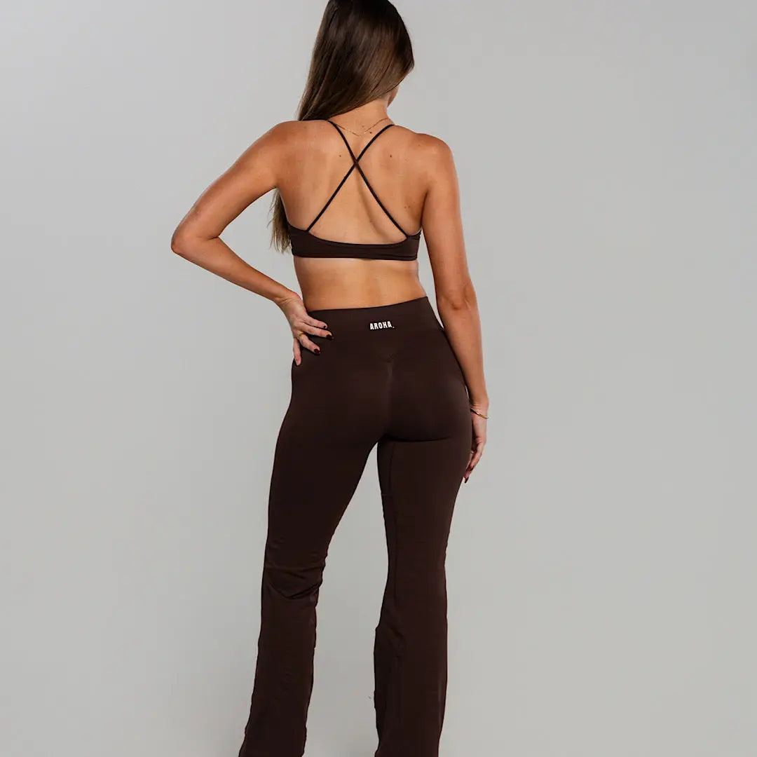 SCUPLT flares - Chocolate AROHA.