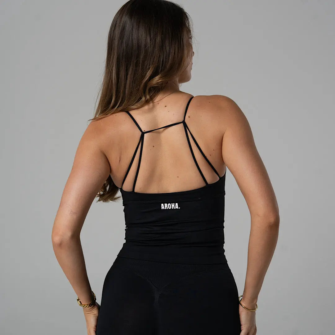 Aura Tank - Black AROHA.
