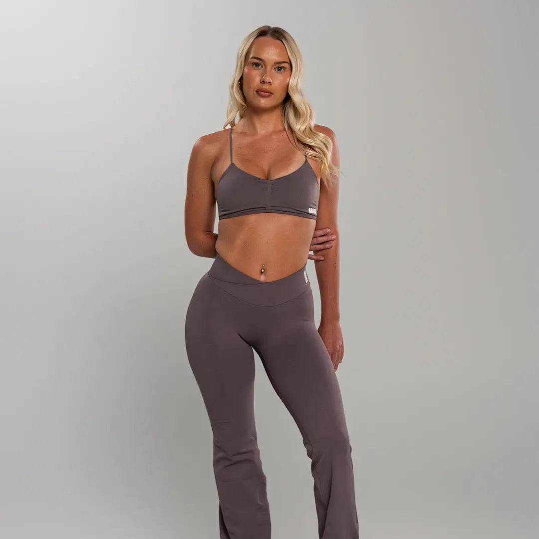 SCUPLT flares - Smoke Taupe AROHA.