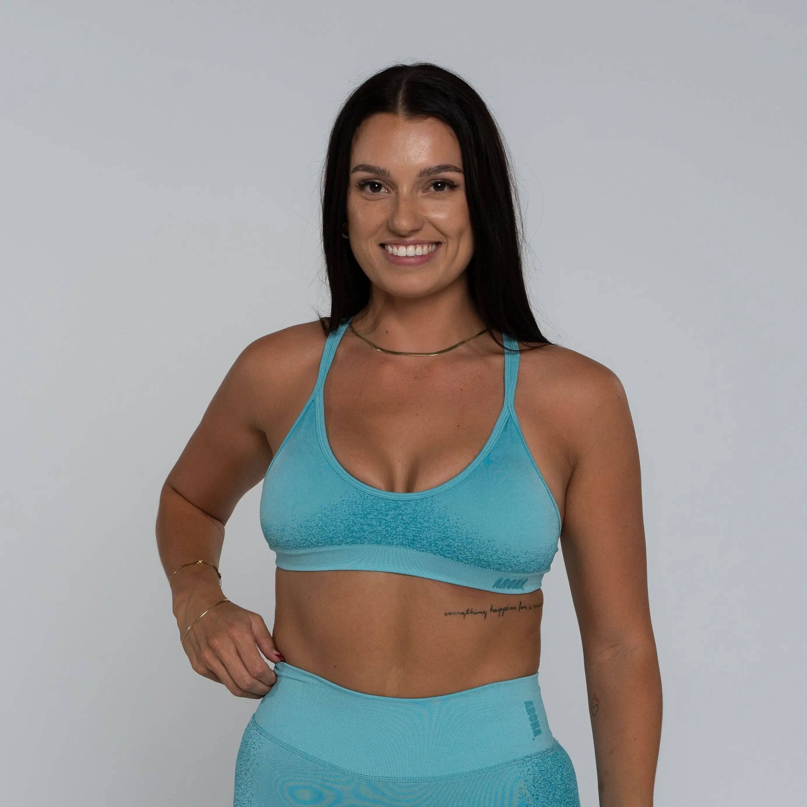 Comfort Crop - Bondi Blue - AROHA.