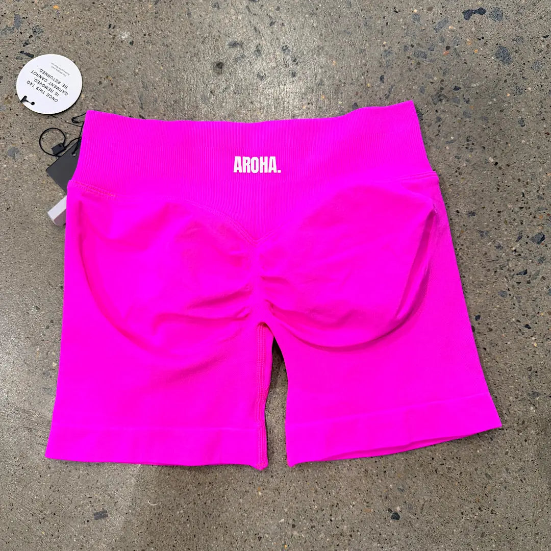 Kaia Signature Scrunch - Neon Pink AROHA.