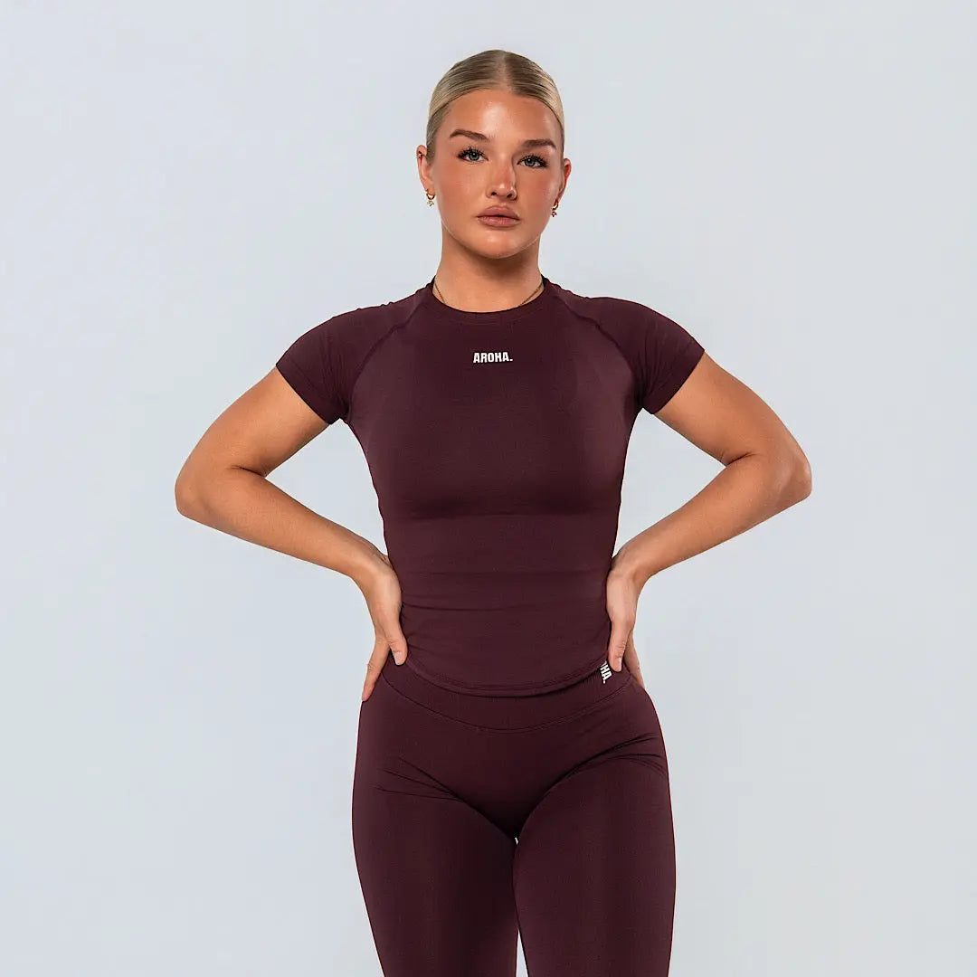 Sleek Baby Tee. - Fudge AROHA.