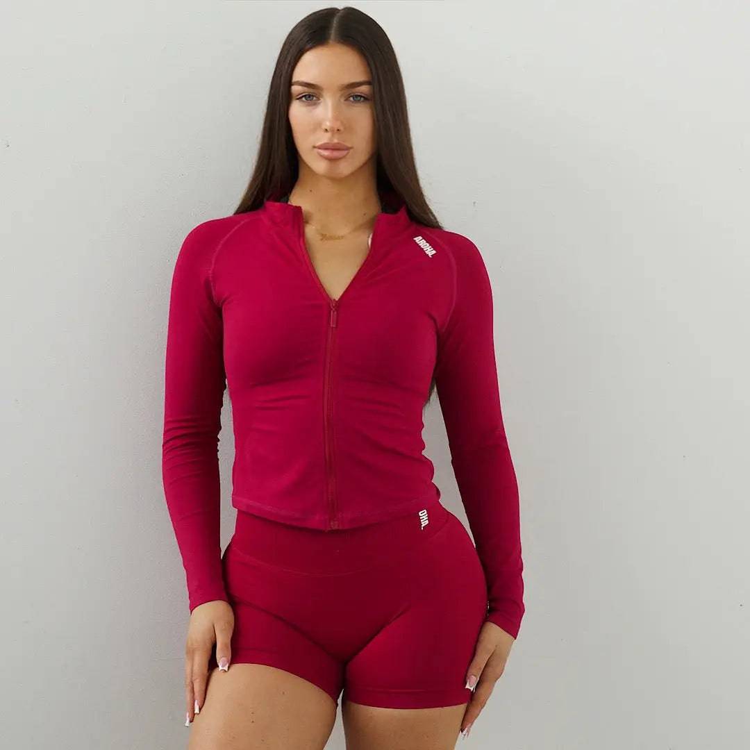Kaia Deluxe BBL Jacket - Magenta - AROHA.