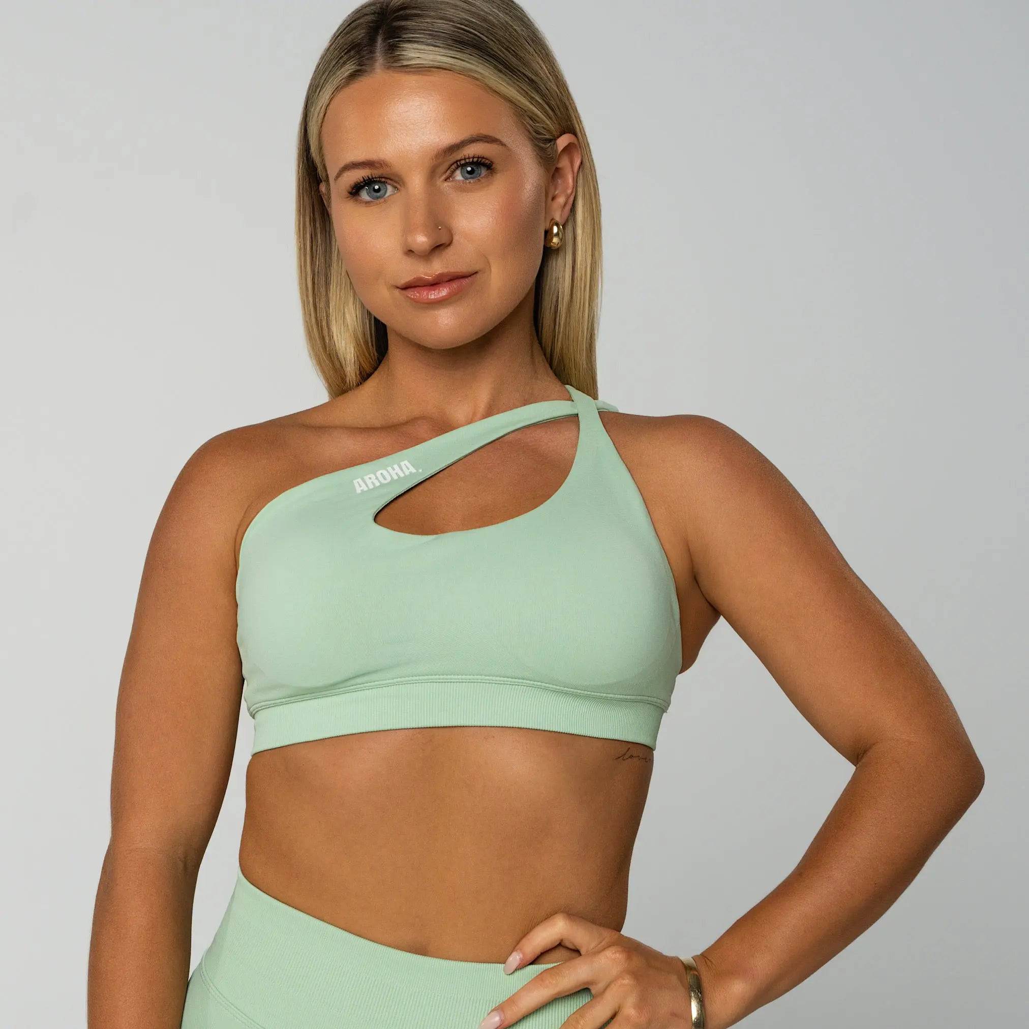 Kaia Deluxe Dynamic Crop - Palm Green - AROHA.