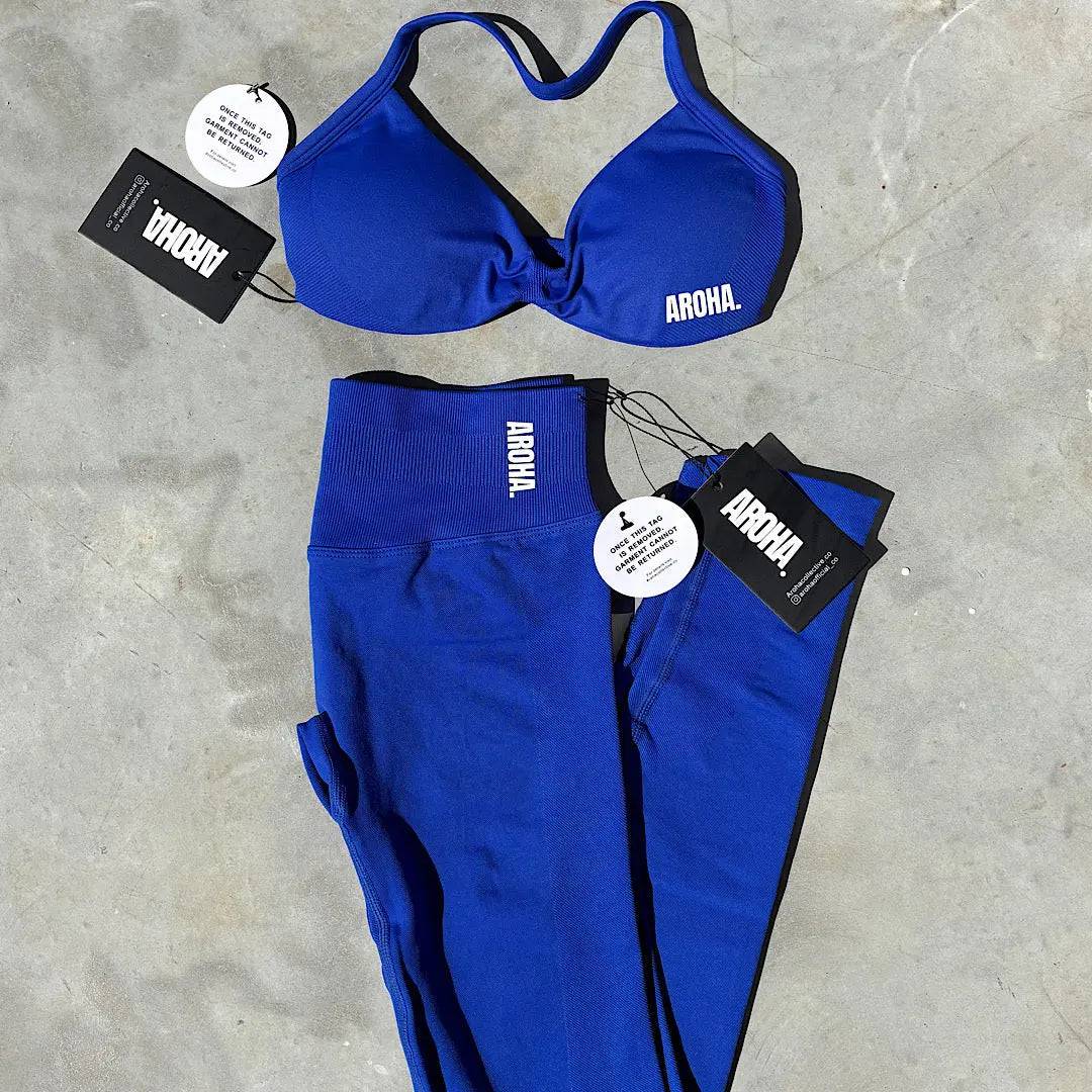 Deluxe BBL Leggings - Magic Blue - AROHA.