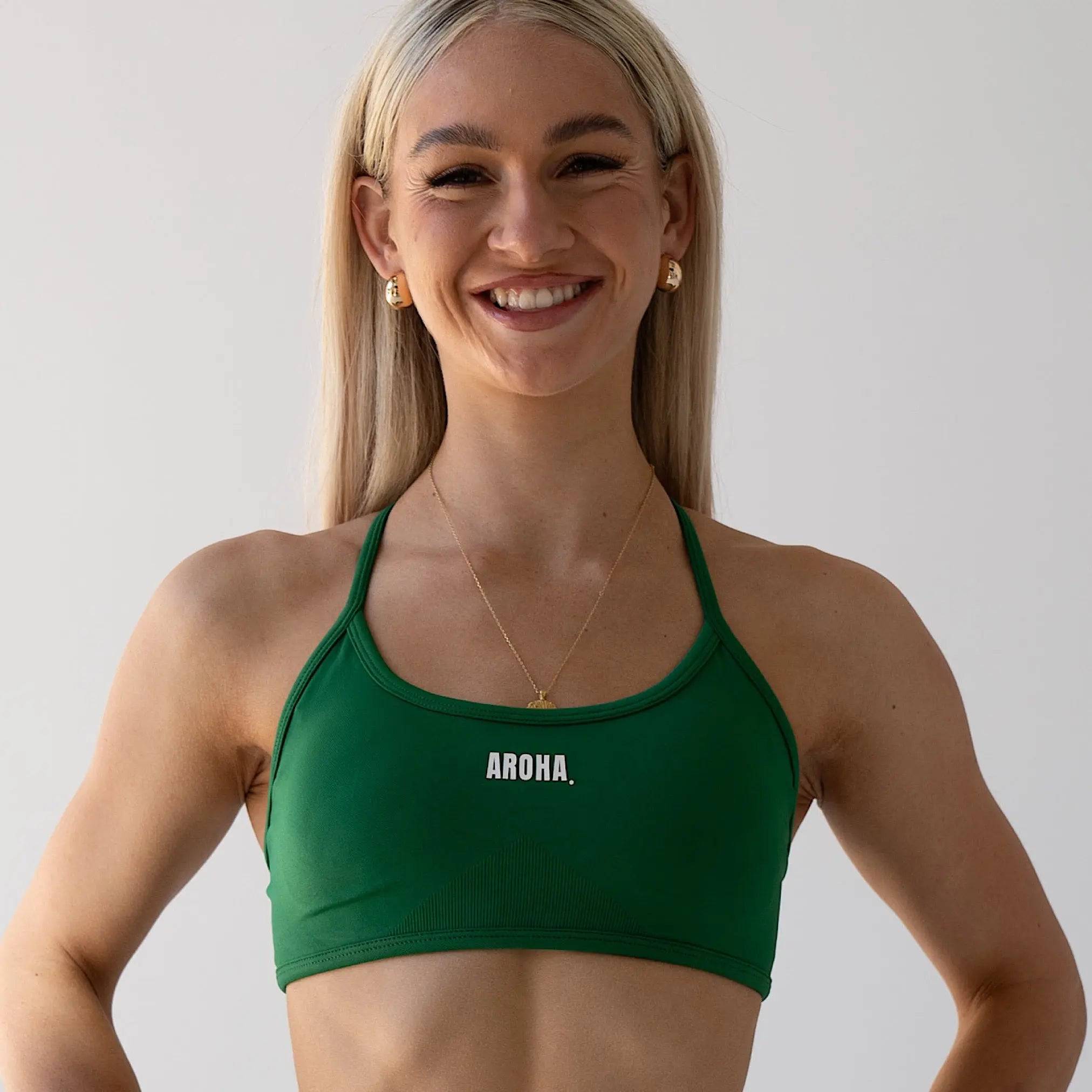 Trinity Crop - Forrest Green - AROHA.