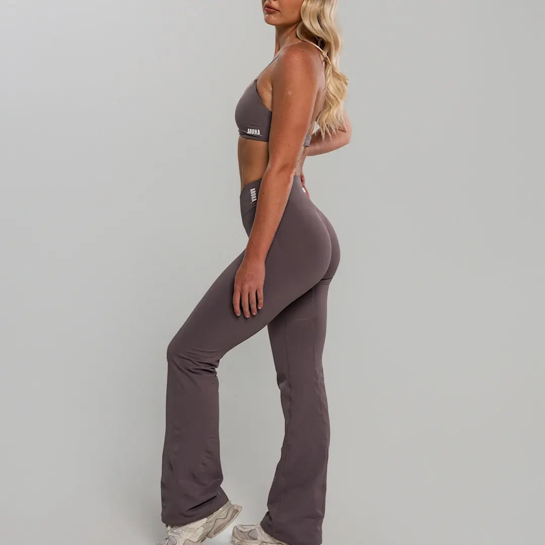 SCUPLT flares - Smoke Taupe AROHA.