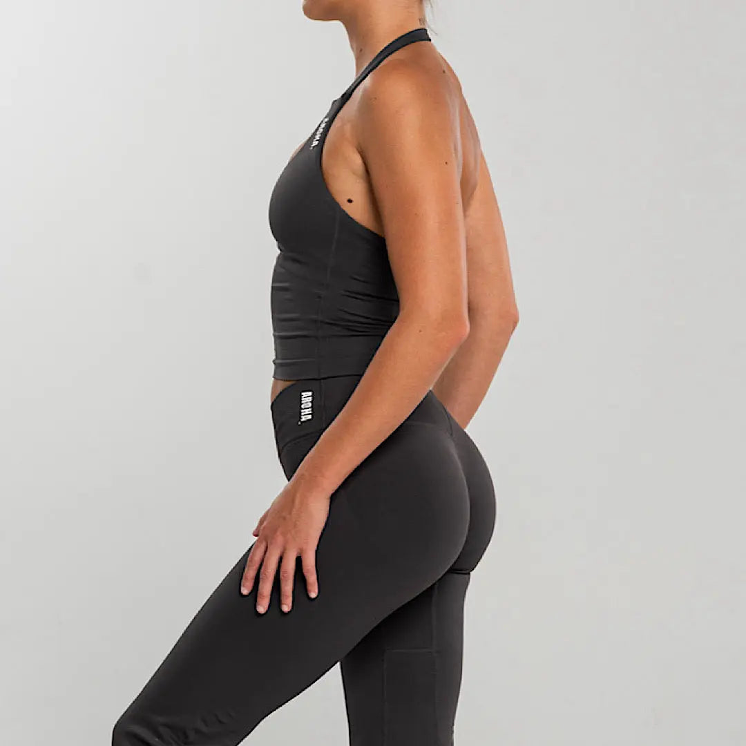 Comfort Tank - Charcoal AROHA.