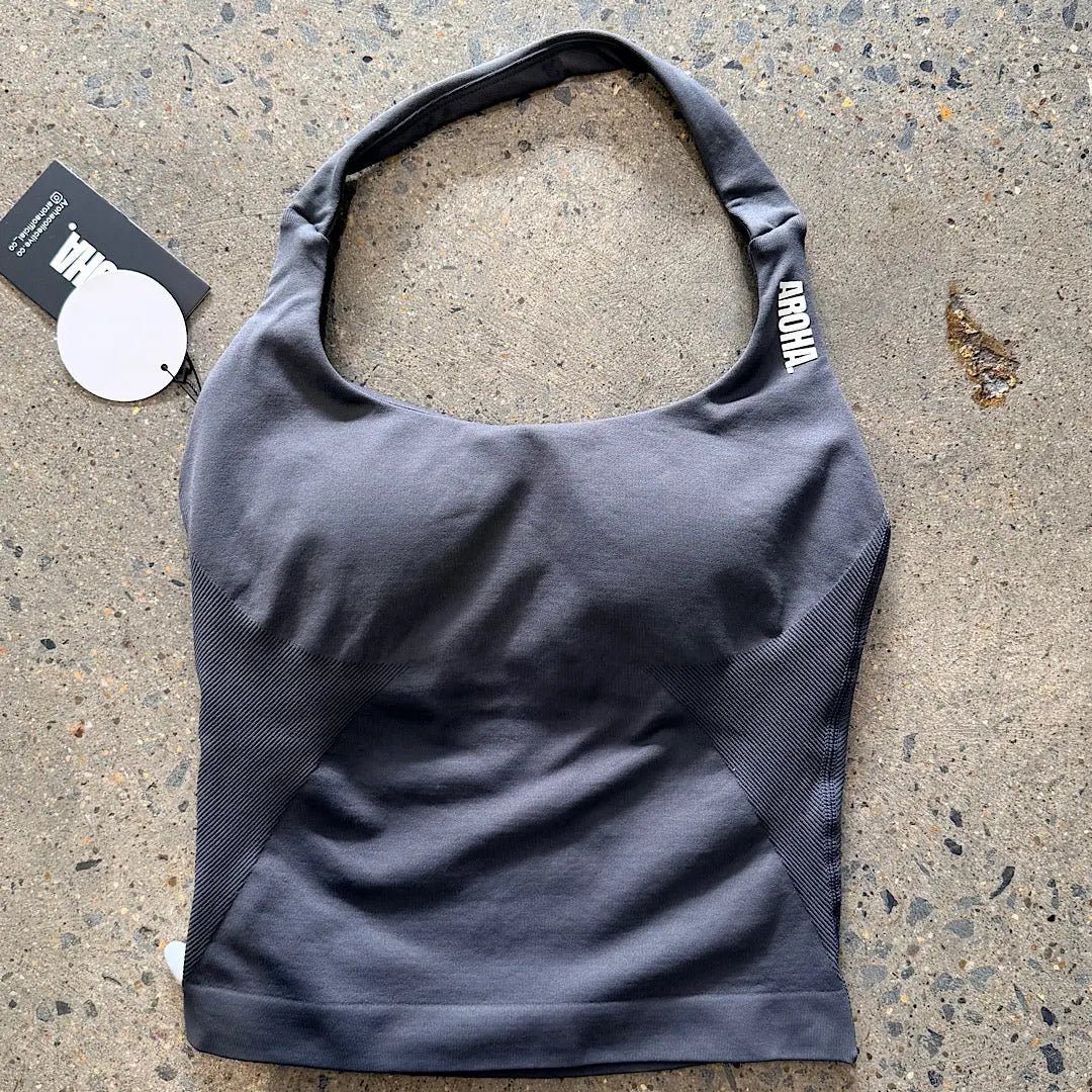 Comfort Tank - Charcoal AROHA.