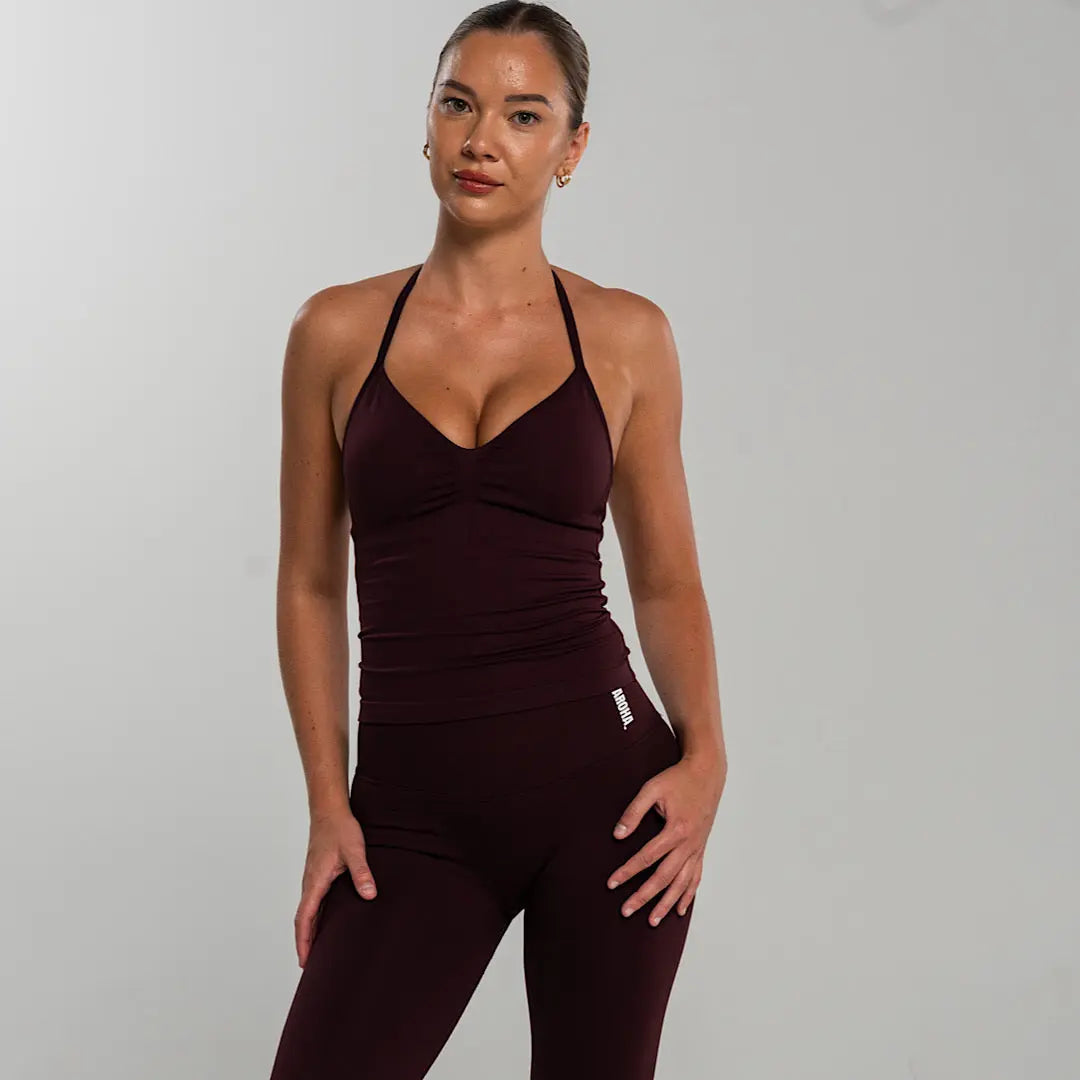 Kaia Longline Singlet - Fudge AROHA.