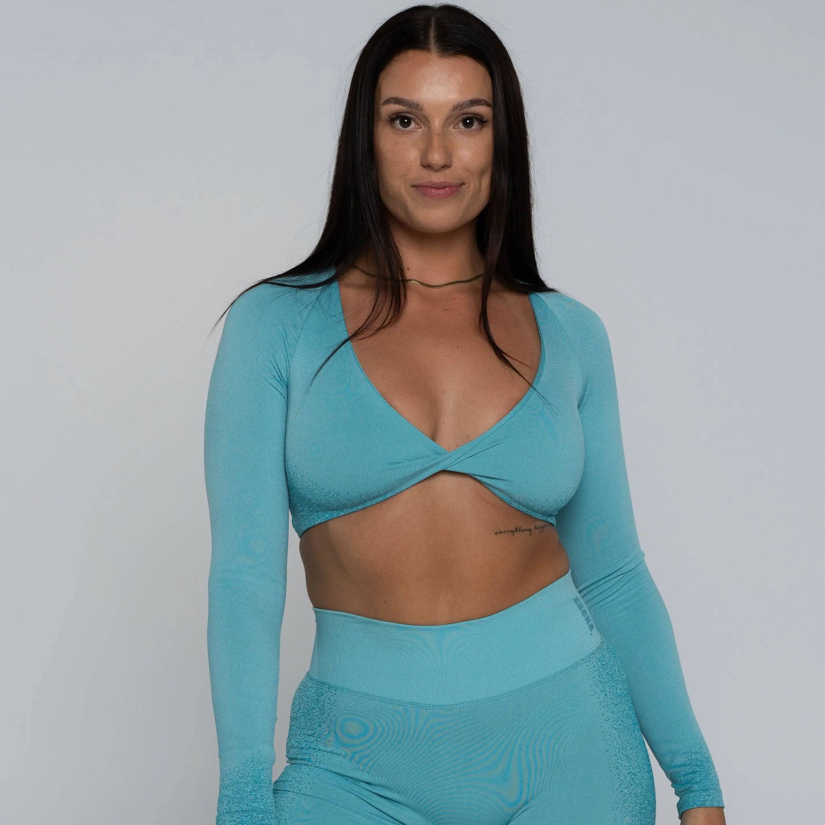 Comfort Long Sleeve - Bondi Blue - AROHA.