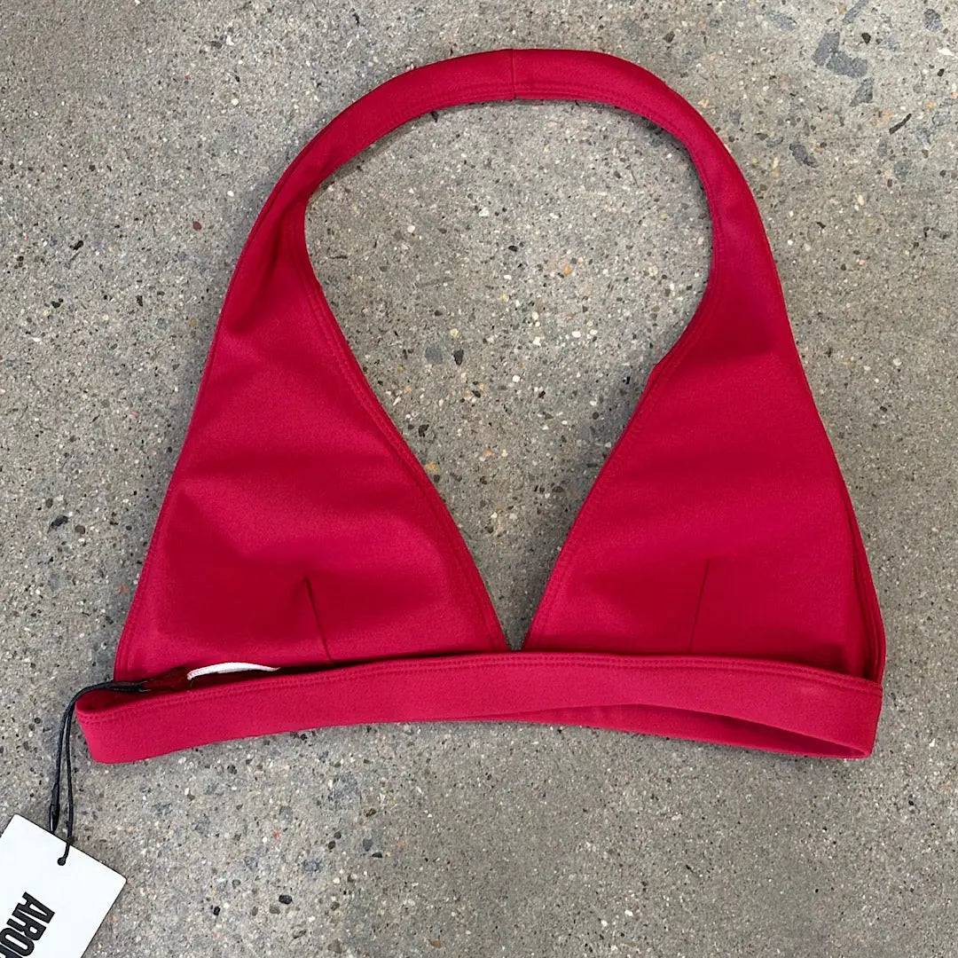 Phoebe Crop - Cherry Red - AROHA.