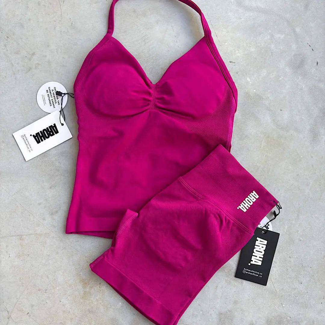 Kaia Signature Scrunch - Magenta - AROHA.