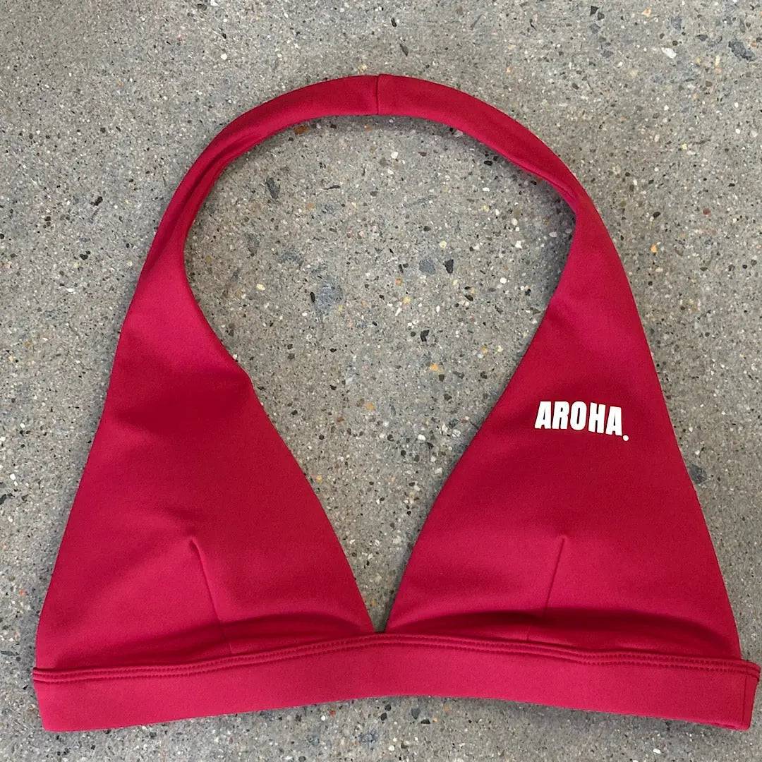 Phoebe Crop - Cherry Red - AROHA.