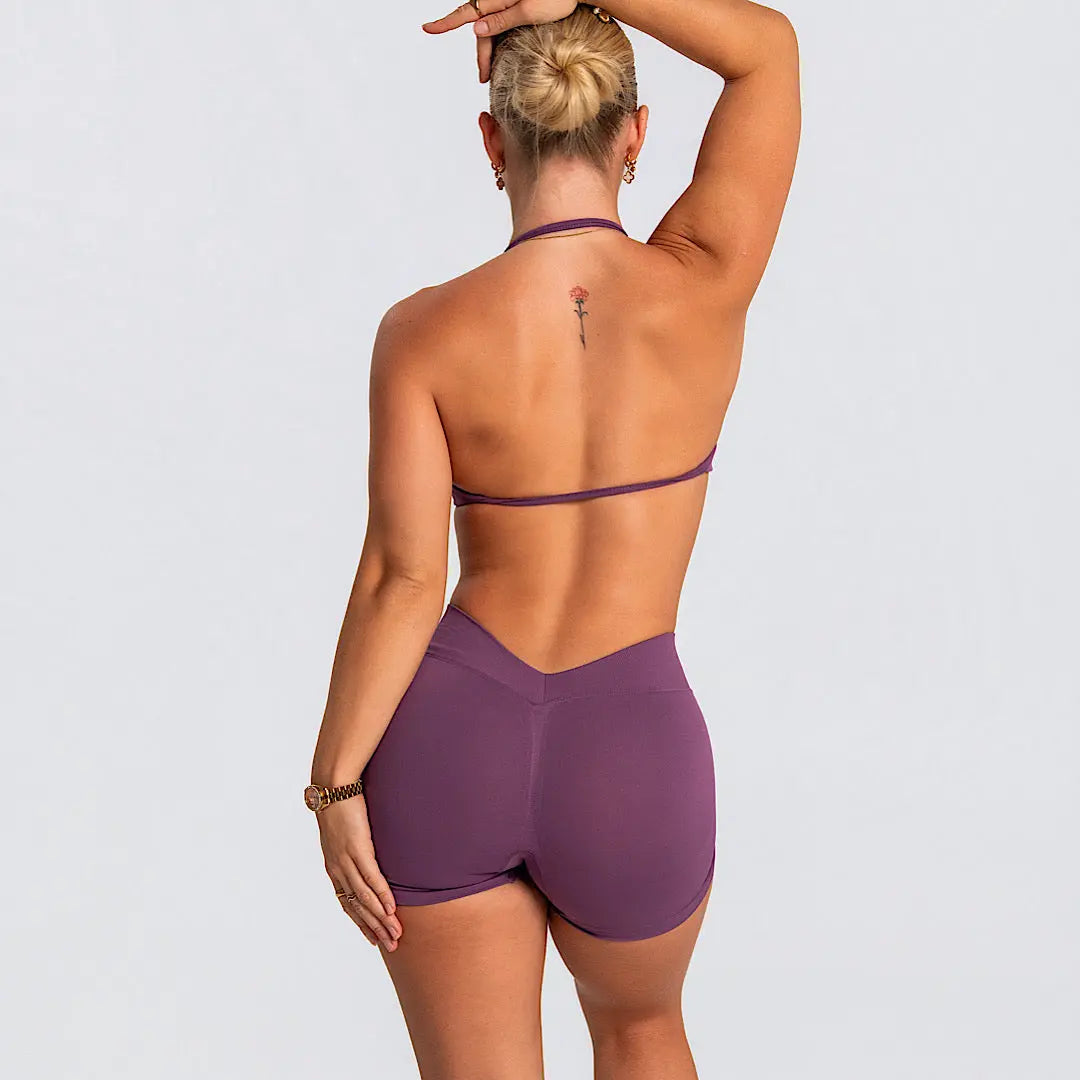 Kaia Micro Crop - Grape - AROHA.