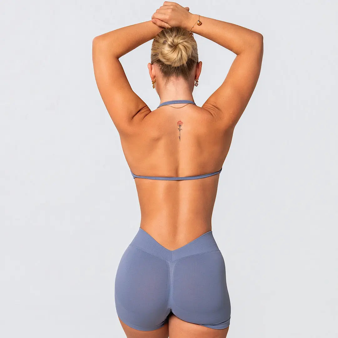 Kaia Micro Crop - Graphite - AROHA.