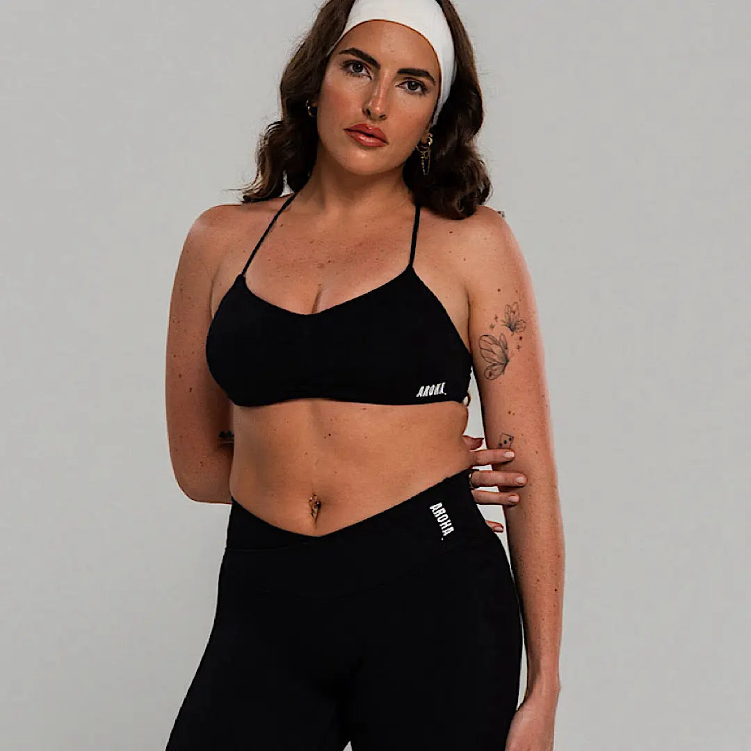 Serene Crop - Black AROHA.