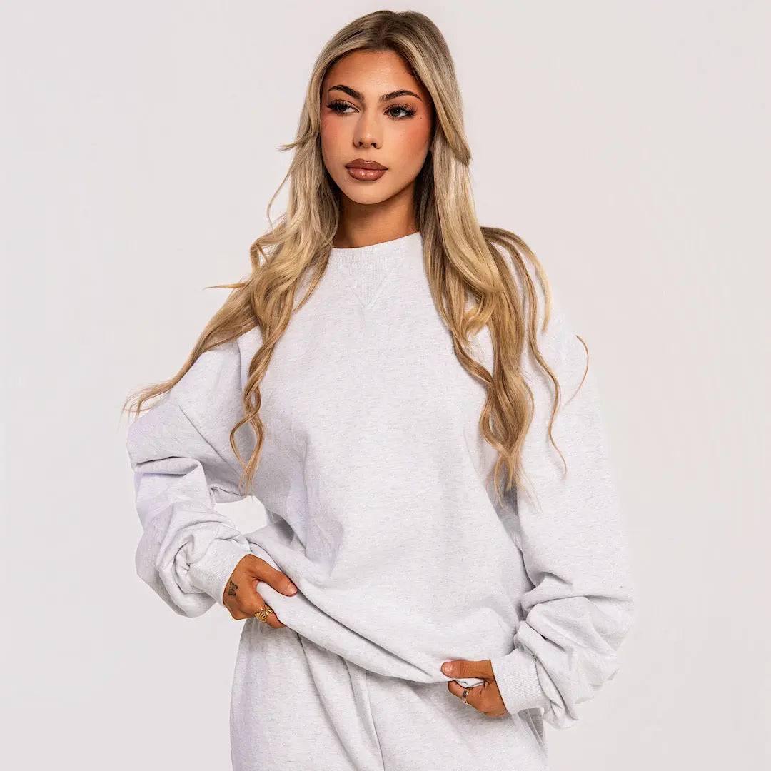 Organic Terry Crewneck - Ivy Grey - AROHA.