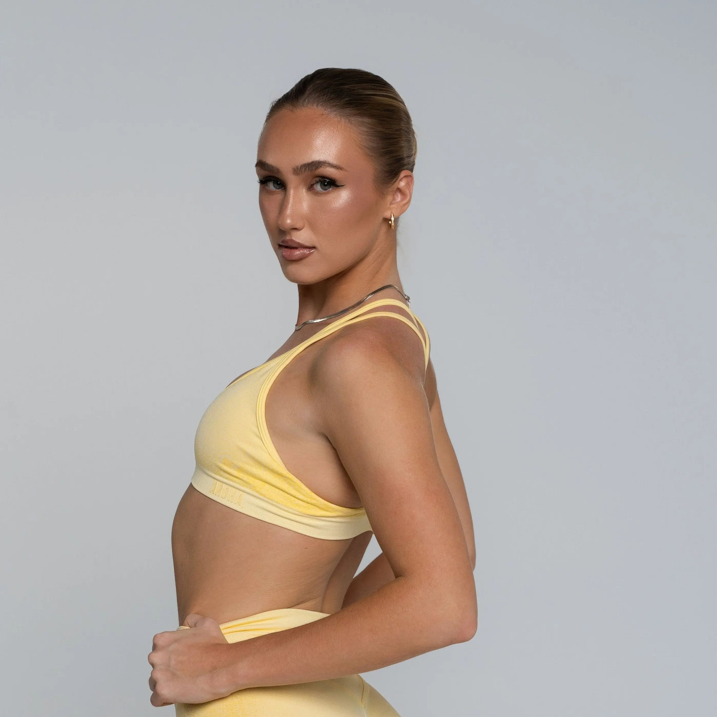 Comfort Crop - Lemon Yellow - AROHA.