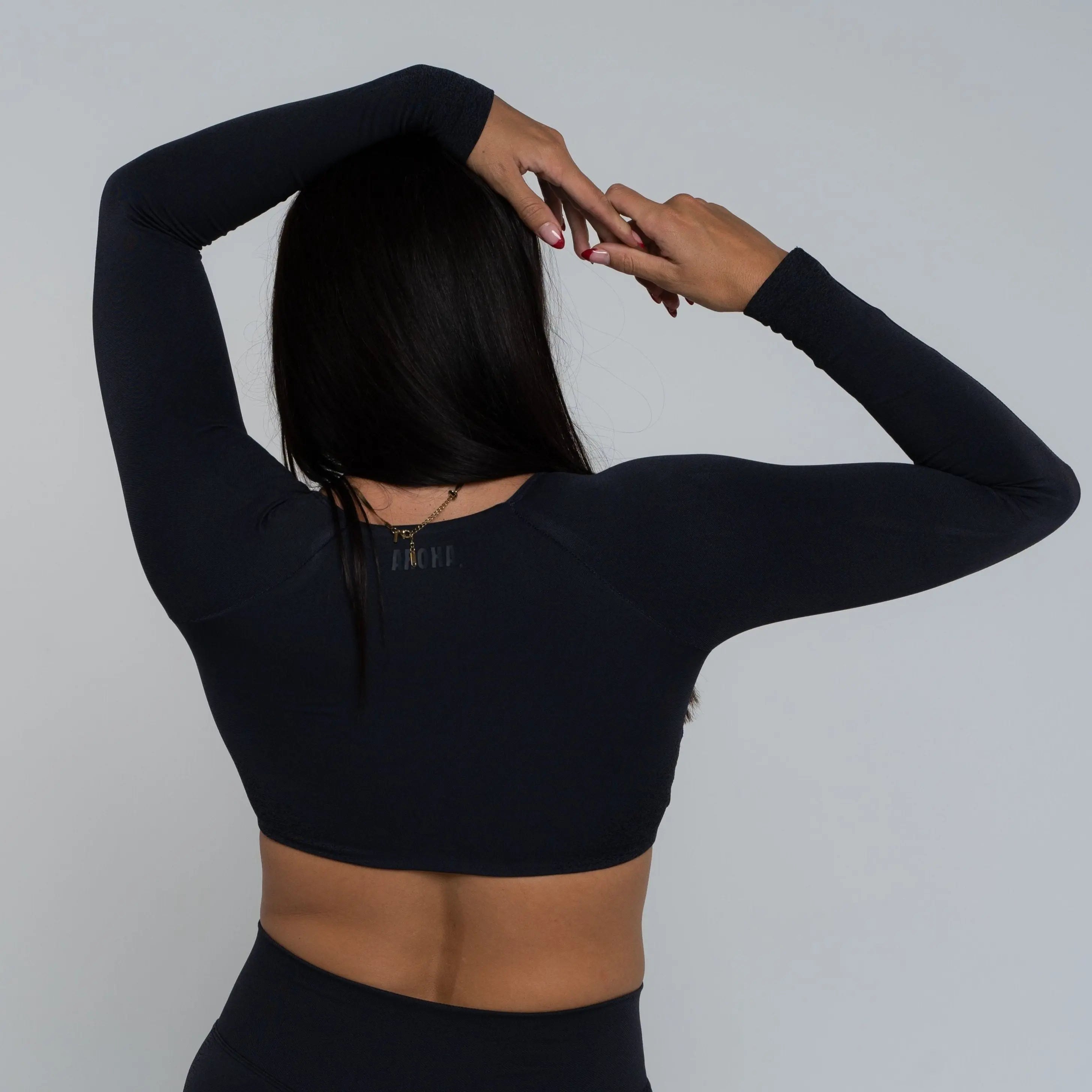 Comfort Long Sleeve - Black - AROHA.