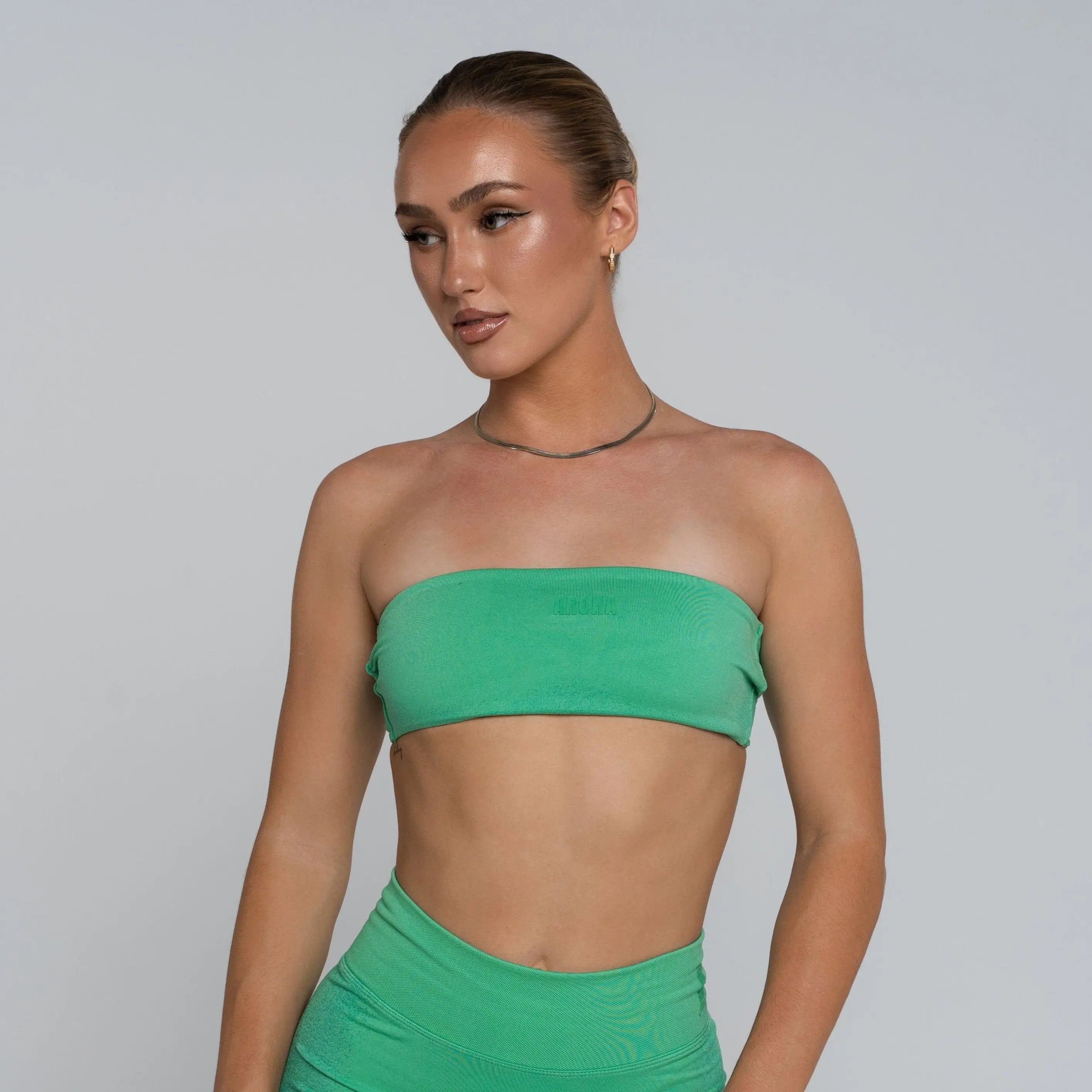 Cross Bandeau - Apple Green - AROHA.
