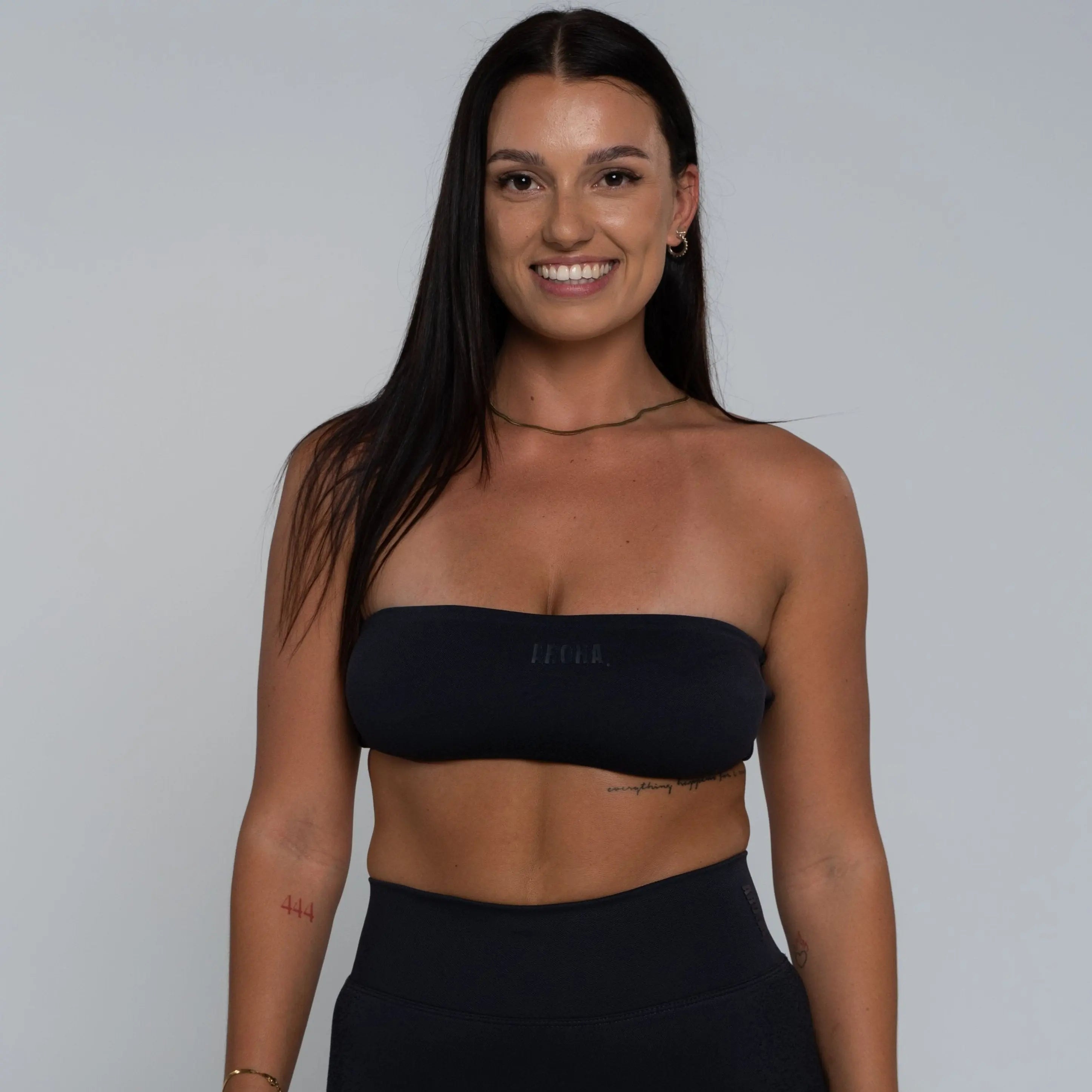 Cross Bandeau - Black - AROHA.