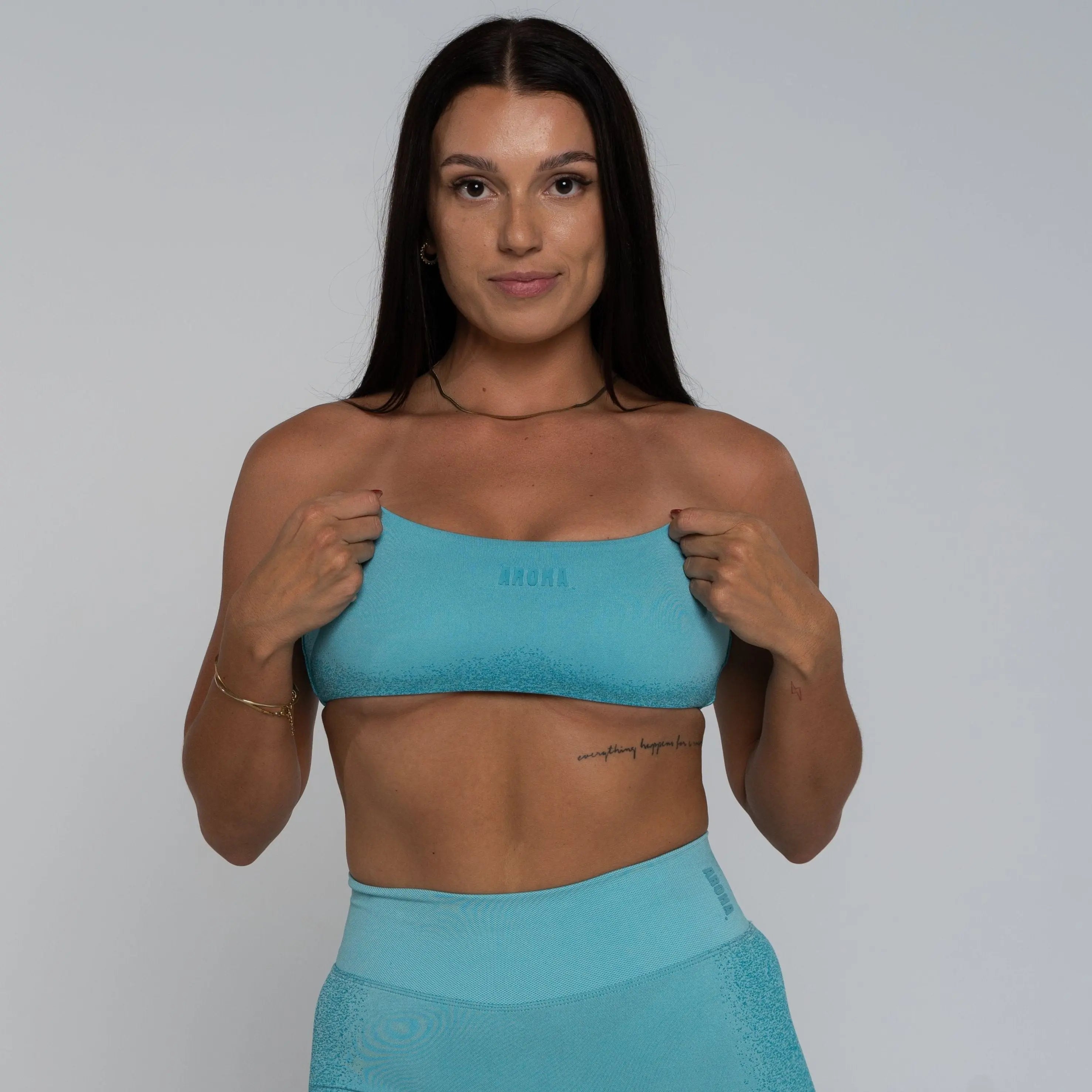 Cross Bandeau - Bondi Blue - AROHA.