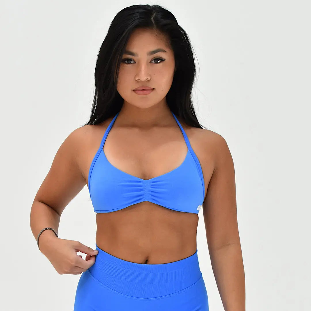 Kaia Micro Crop - Azure - AROHA.