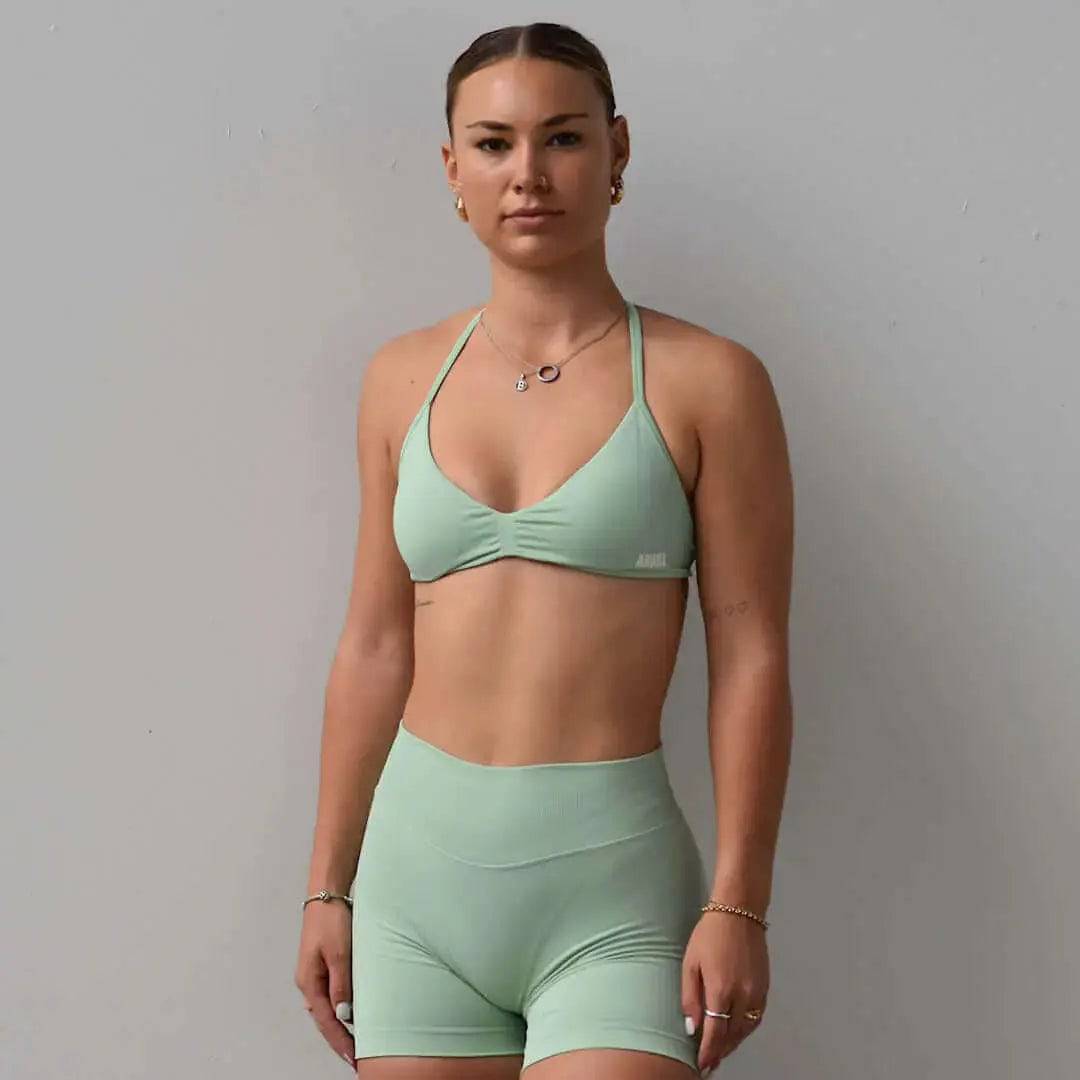 Kaia Micro Crop - Palm Green - AROHA.