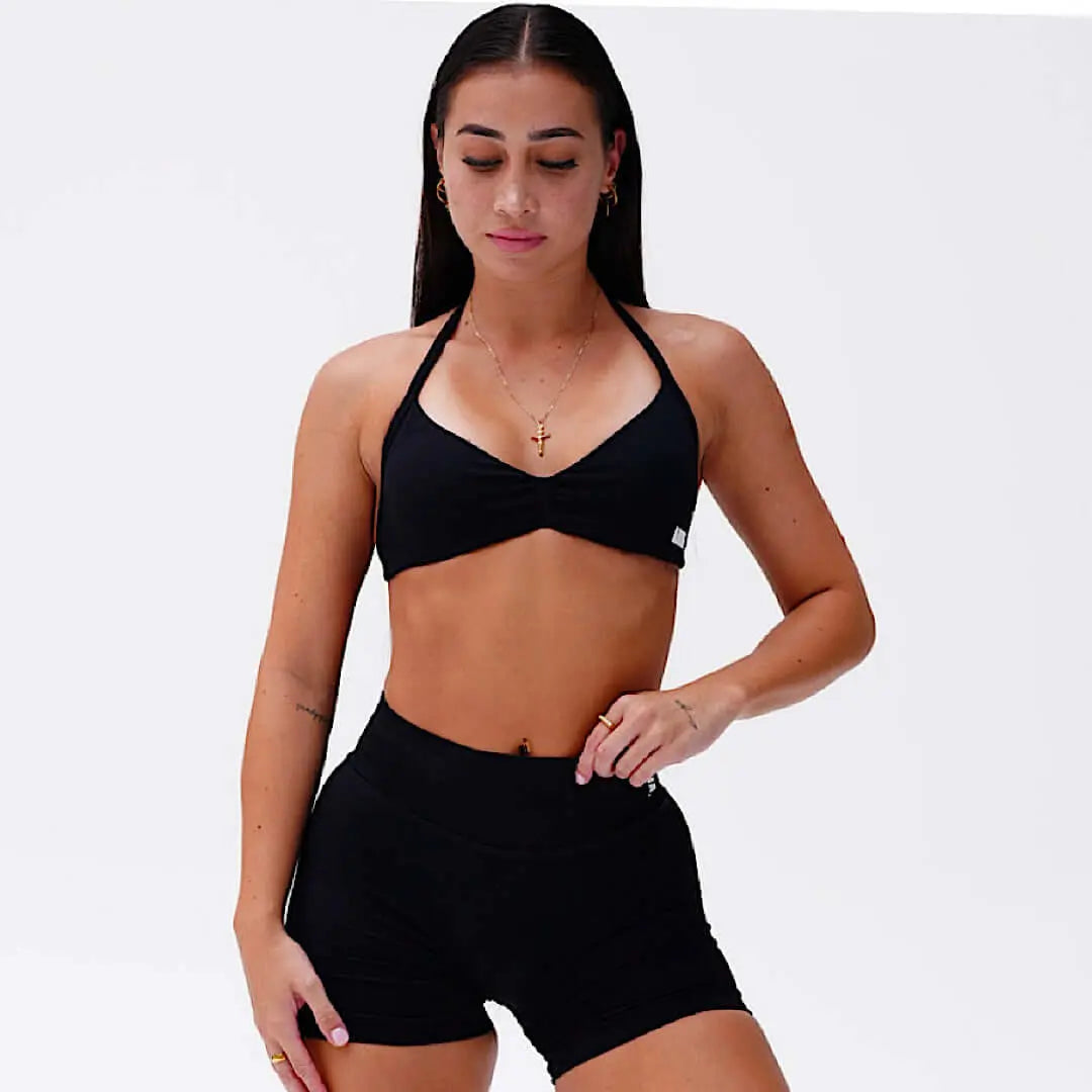 Kaia Signature Scrunch - Black - AROHA.