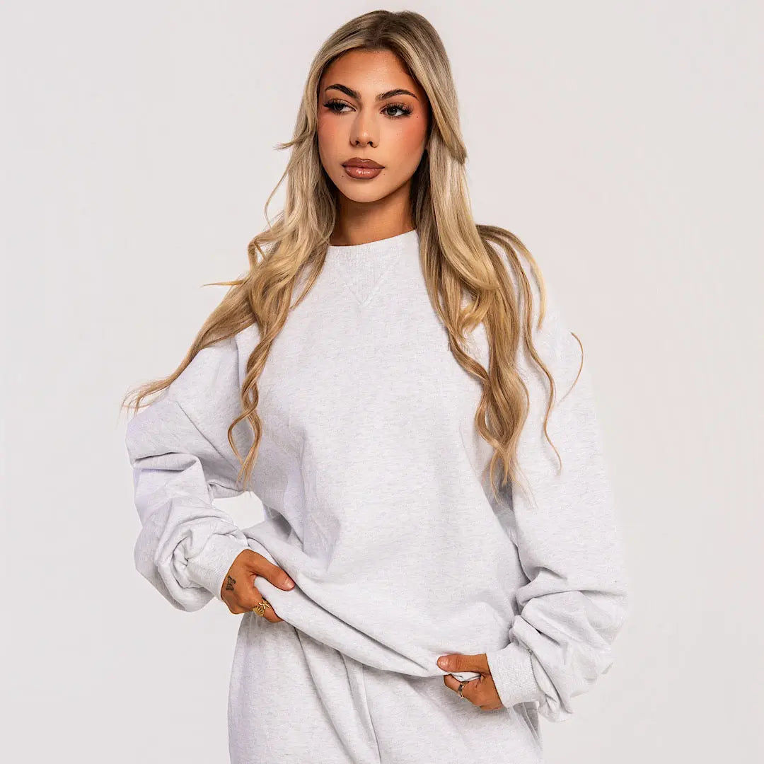 Organic Terry Crewneck - Ivy Grey AROHA.